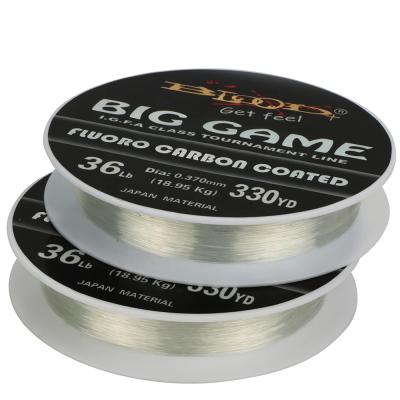 China Fluorocarbon Ready To Ship Powerful Durable White Fluorocarbon Low Fishing Line MOQ 300 Meters for sale