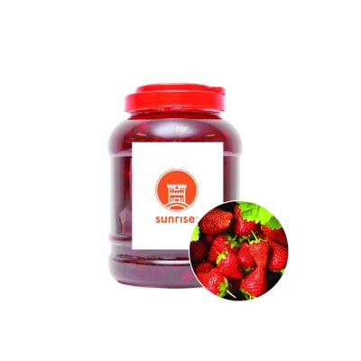 China Wholesale Tea Fruit Jam Strawberry Flavor Strawberry Jam Milk Tea Supplies for sale