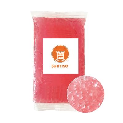 China Cherry Blossom Crystal Jelly Boba Boboa Tea Round for sale