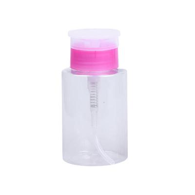 중국 120/150/200/300/500ml Makeup Remover PET Plastic Press Nail Washing Bottle HDPE 판매용