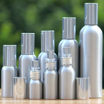 China Aluminum Cosmetic Aluminum Bottles For Hydrating Trial Lotion Small Size for sale