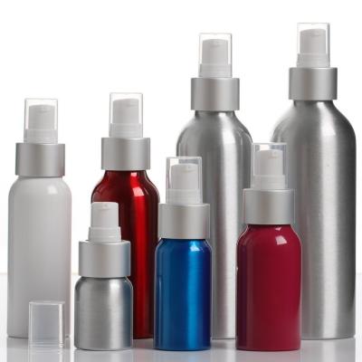 China Essential Oil / Lotion Cosmetic Aluminum Bottles  , Reusable Cosmetic Pump Bottles for sale