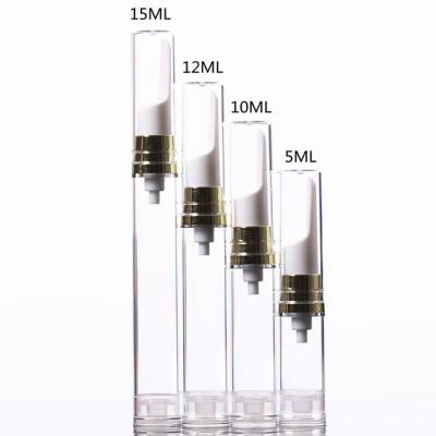 China Essence Eye Cream Airless Makeup Pump Wear Resistant Empty Plastic Bottles for sale