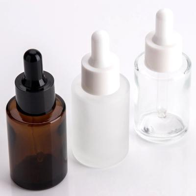 China 30ml Small Glass Dropper Bottles For Skin Care Products Anti Dust Easy To Carry for sale