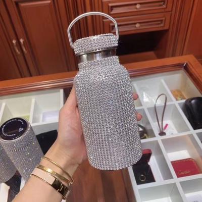 China New Design Viable Handmade Double Wall Flask Bottle Girls Stainless Steel Vacuum Insulated Water Bottle for sale