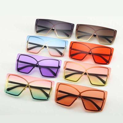 China Hot Sale Fashion Sunglasses Eyewear Nits Solenoid Designer Sunglasses, Trendy Oversized Sun Glasses Women Shades Sunglasses 2020 for sale