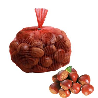 China Colorful Supermarket garlic chestnut pomelo net bag for packaging fruits vegetables for sale