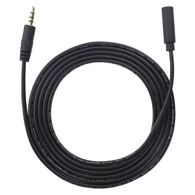 China Premium 3.5mm Car COMPUTER Car Speaker Mobile Phone Auxiliary Cable Jack 4 Pole Cable 3.5mm Audio Auxiliary Cable for sale