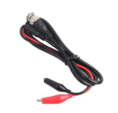 China Powered From 0.5m1m1.5m BNC Male Plug To Double Clip BNC Q9 Double Clip Oscilloscope Test Probe Lead for sale