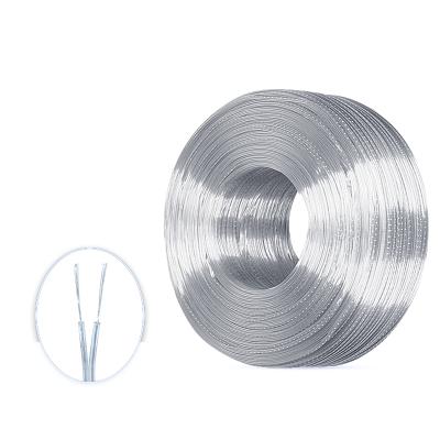 China High Quality 26AWG 2 Core Equipotential Lines Transparent Power Cable/Transparent Flat Wire/LED Equipotential Lines for sale