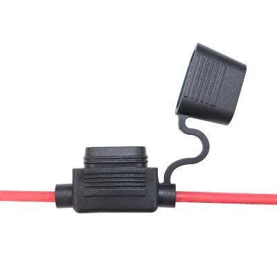 China Automobile 1015 Red Inline Waterproof 12AWG Fuse Holder for sale