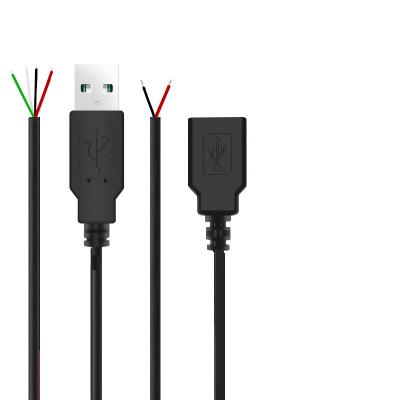 China Factory OEM MP3/MP4 Player Single Pair Tail Open Head USB2.0 Connection Cable for sale