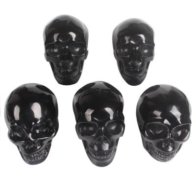 China China Wholesale Good Quality Natural Obsidian Skulls Crystal Head Ornaments for sale