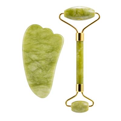 China Wholesale Jade Stick Jade Stick Massage Roller Double Jade Face Lvfeng Scratching Boar Natural Head White Straight Facial Massage Tool for sale