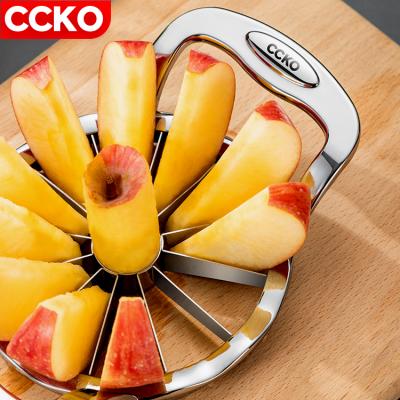 China Best Selling 420 Stainless Steel Windmill Apple Fruit Cutter Divider Hollow Puncher Grater Cutter Viable Kitchen Accessories Kitchen Tools for sale