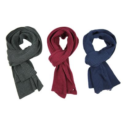 China High Quality Fashionable Women Ladies Winter Muffler Custom Chunky Acrylic Knit Scarves for sale