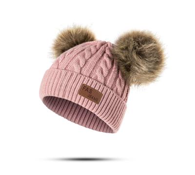 China Aliexpress COMMON Toddler Kids Hot Selling Custom Beanie Hat With Logo Patch for sale