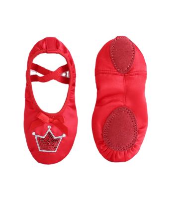 China Paw Dancing Ballet Training Shoes from Soft Soled Dancing Light Weight Cat for Kids Girls for sale