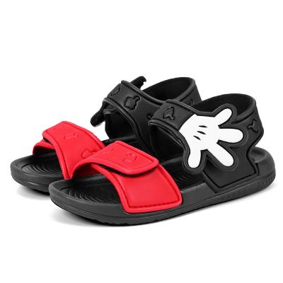 China 2021Hot Sale New Summer Flat Design Cute Children EVA Baby Unisex Sandals Flat Cartoon Children Shoes for sale