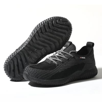 China Indestructible Cotton Fabric Shoes Men Work Safety Shoes Boots Puncture Proof Light Weight Breathable Sneakers for sale