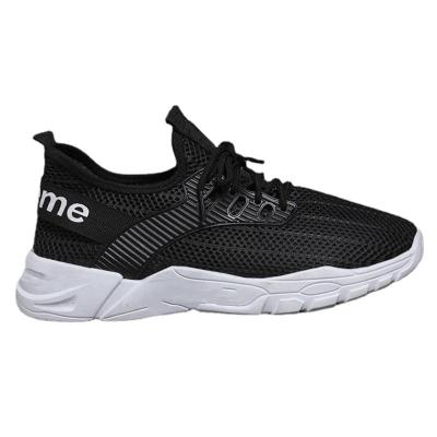 China New Design PU Lace Up Mens Sport Running Comfortable Lightweight Wight Swap Running Sneakers for sale