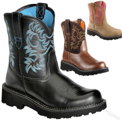 China Rubber Women's Rainboots Western Boot for Ladies with Comfortable Insoles, Stylish Light Rain Shoes and Outdoor Work Shoes for sale