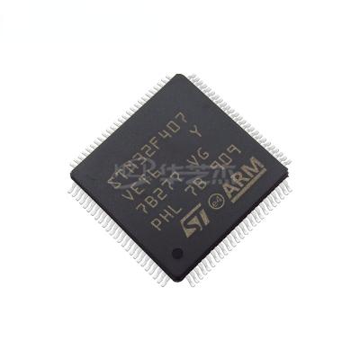 China Embedded - Microcontrollers STM32F407VET6 HARNESS M4 Series 100-LQFP (14x14) FLASH Original 168MHz 32-Bit 512KB Microcontroller IC (512K x 8) for sale