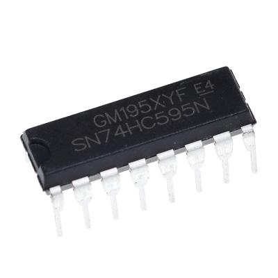 China Chip Product Shift Register Ic 16 Standard Electronic 8-Bit Immersion SN74HC595N for sale