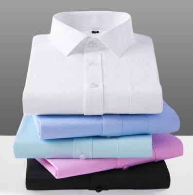 China Sustainable Square Shirt Full Sleeve Mens Business Collar Breathable Shirts for sale