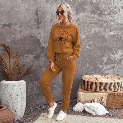 China Breathable 2022 Spring Sweatpants Womens Clothing Two Piece Pants Set Women for sale