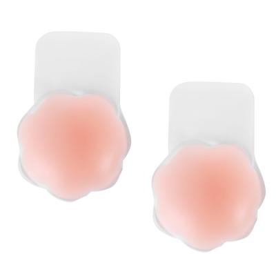 China Each day silicone convex invisible breast paste round ear petal shape transparent breast paste wholesale for sale