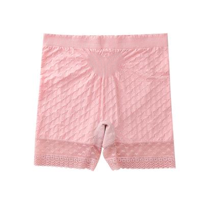 China Women Safety Women Summer Boyshorts Girls Seamless Hollowed Out Underwear Shorts Pants High Waist Seamless QUICK DRY Thin Panties Anti for sale