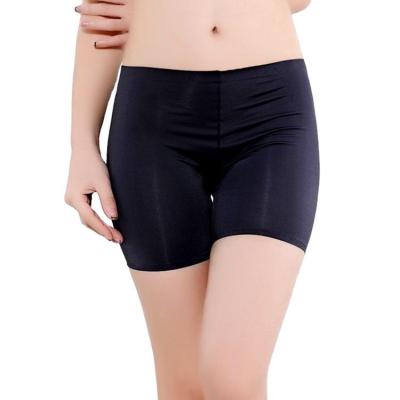 China QUICK DRY no ice trace women's underwear high-grade safety pants midwaist silk one-piece three-point underwear for sale