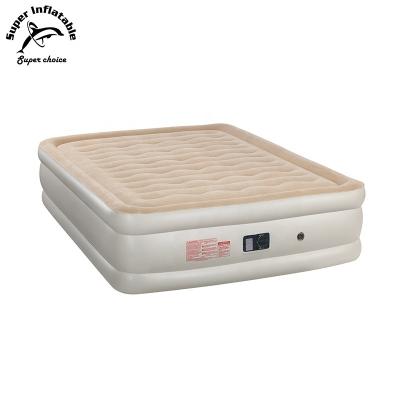 China New Patent Structure Durable PVC Air Bed Mattress Foldable Patented Inflatable Bed Furniture for sale