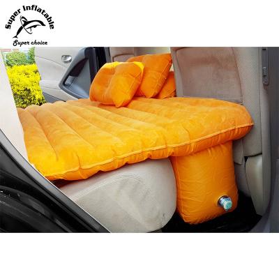 China Comfortable PVC Eco - Friendly Durable Foldable Camping Inflatable Car Bed For Back Seat for sale