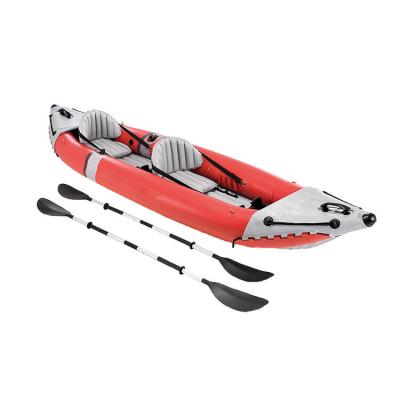 China Inflatable Kayak Fishing Rowing Professional Wholesale Fishing Manufacturers Sit On Inflatable Fishing Canoe Kayak for sale