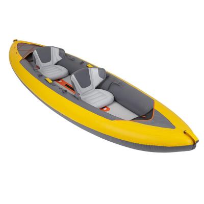 China Inflatable Kayaks MOQ 500 China High Pressure Inflatable 2-Person Floor Dropstitch (Drop Stitch Whitewater Point) Touring Kayak For Sale for sale