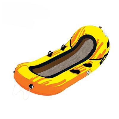 China Custom PVC Material Heavy Duty Inflatable Double Riders Sled Snow Tube (2 Person) For Winter Sports for sale