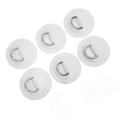 China Unisex Stainless Steel D-Ring Protective PVC Patch For Inflatable Surfboard Boat Kayak Canoe Deck Accessories for sale