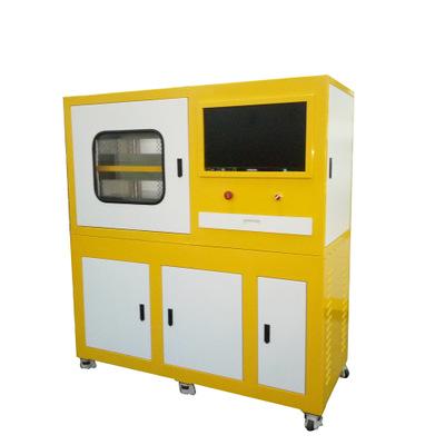 China Building material stores laboratory hydraulic plate rubber vulcanizing press with hot vulcanizer press machine for sale