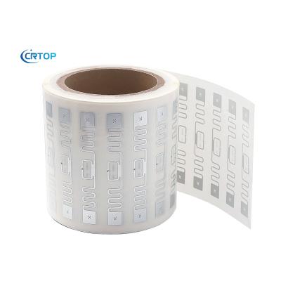 China MINI TAG CRTOP NFC Inlay Tag Copper Antenna RFID Small Size NFC Wet Inlays Transparent Wet Sticker Label for sale