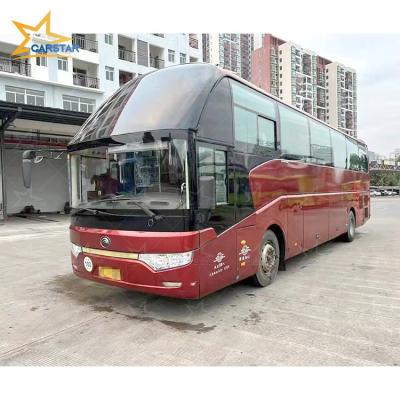 China leather second hand left hand drive used 54 seats coach bus for sale used bus yutong used for sale