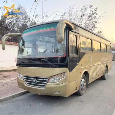 China Front Rngine Used Yutong Bus 30 Seat Bus Leather Used Diesel Car for sale