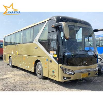 China Leather Manual Used 47 Seat Vehicles 6 Shifts Passenger Transport Bus King Long Bus Coach Used Rhd Coach Bus for sale