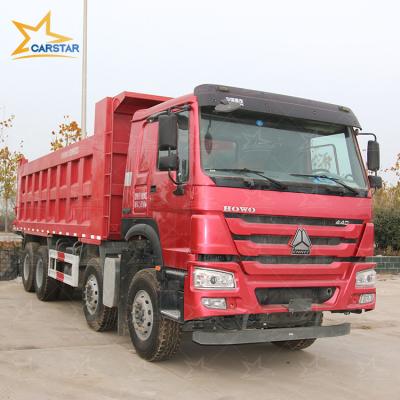 China SINO TRUCK 12 Wheeler 30 Cubic Meters HOWO 40tons 8x4 Used Dump Truck Used 8x4 4 - 6L for sale