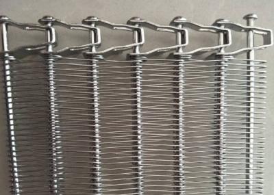 China Food Garde Bread Fermentation 316L Stainless Steel Spiral Mesh Belt for sale