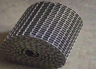 China Heavy Load Transportaion Long Life Carbon Steel Flat Wire Mesh Belt for sale