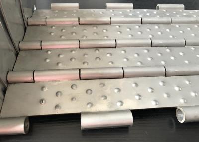 China 3mm Flat Galvanised Plate Conveyor Belt for sale