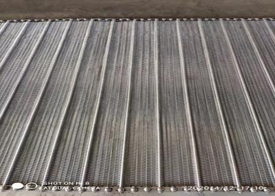 China Pizza Oven Welded Edge 316L 1.2mm Spiral Conveyor Belt for sale