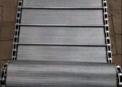 China Food Grade Compound Balanced Weave V Shaped Conveyor Wire Mesh Belt for sale